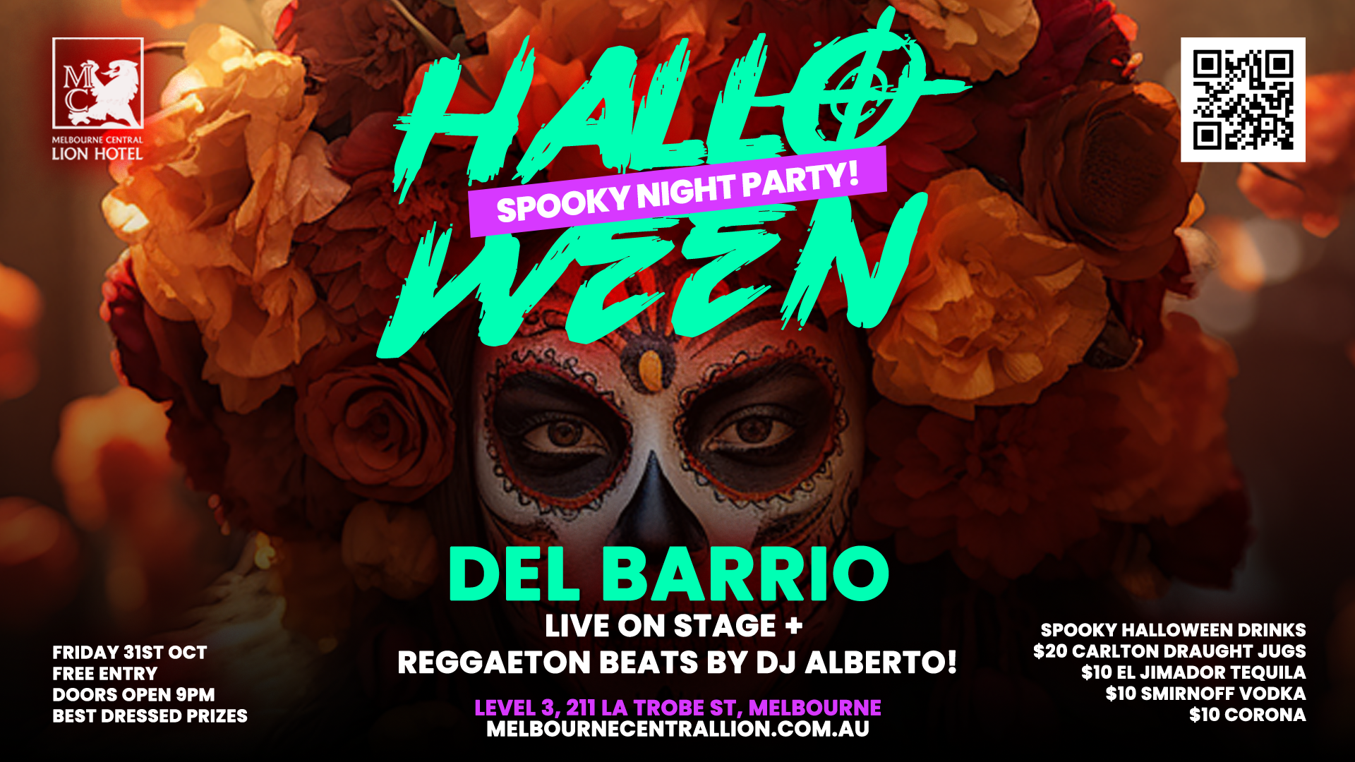 October Halloween Latin Night 2025