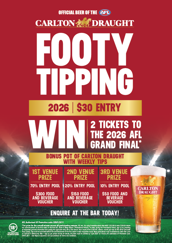 Footy Tipping at Melbourne Central Lion