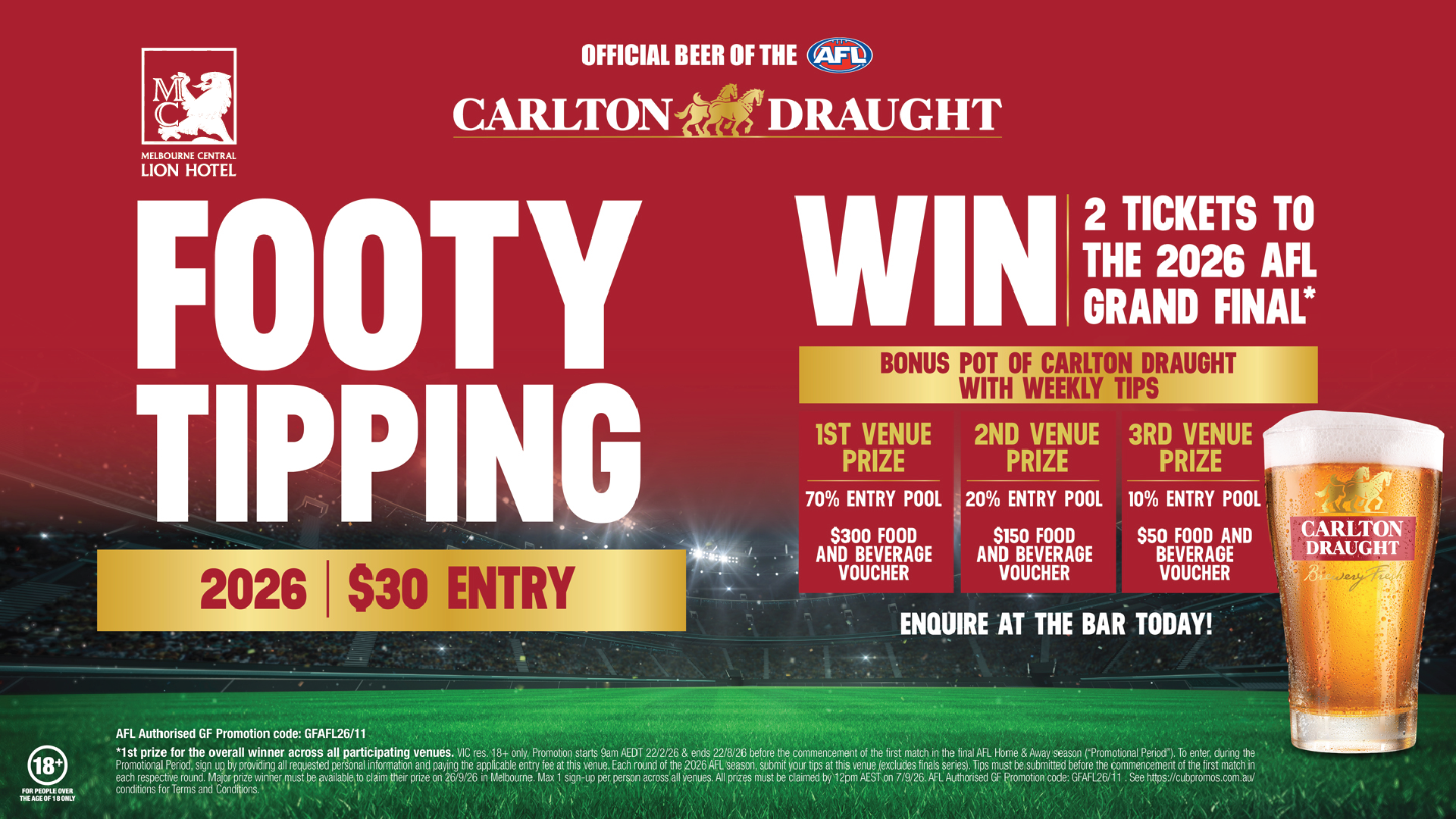 Footy Tipping in Melbourne City