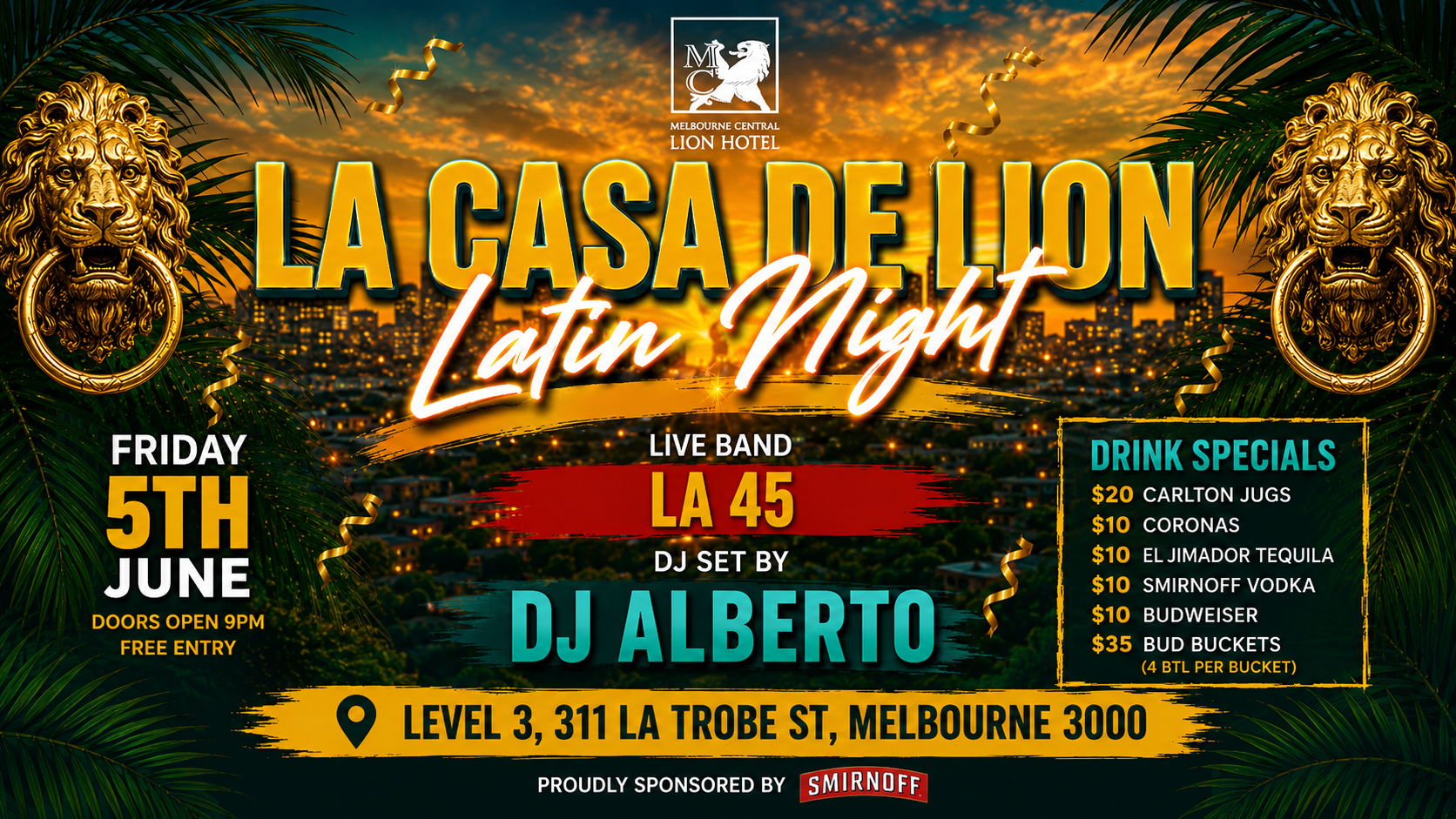Latin Night at The Lion | Friday 5th June