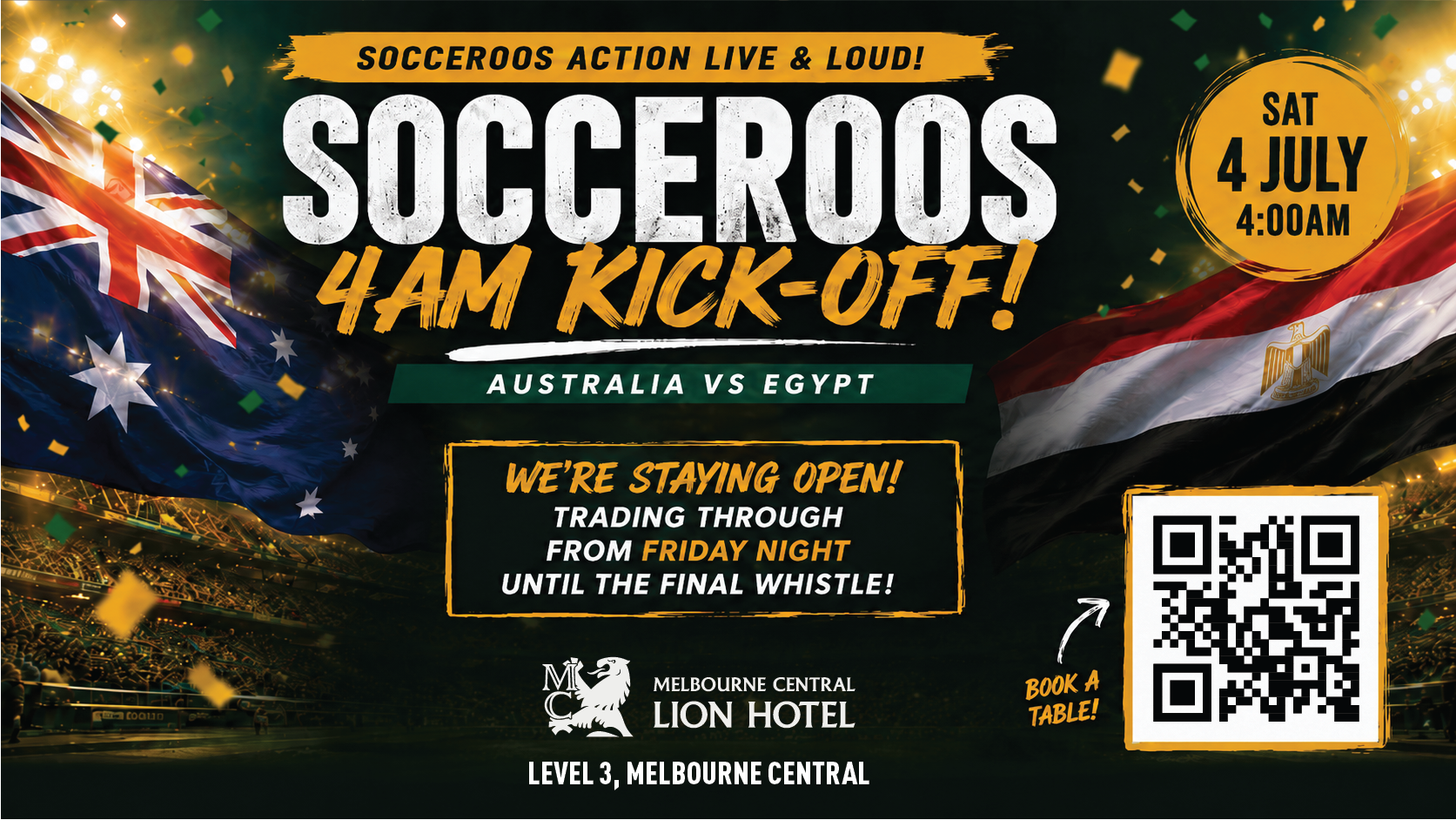 Socceroos vs Egypt